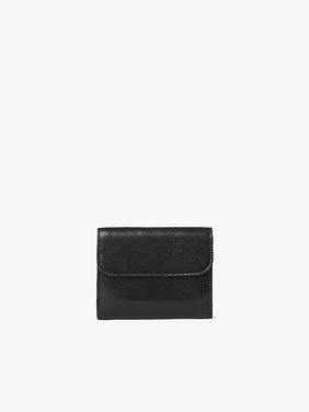 C Chloé small tri-fold in shiny leather Shiny calfskin
Black 