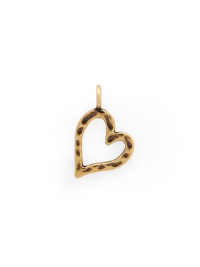 Alphabet Open Heart charm in brass Brass
Gold [*** acc_altImage_shotW ***]