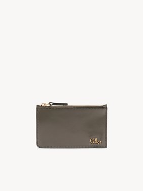 Small Chloé Iconic purse with card slots in shiny leather Shiny calfskin
Flannel Grey