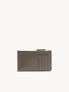 Small Chloé Iconic purse with card slots in shiny leather Shiny calfskin
Flannel Grey Top view of the product