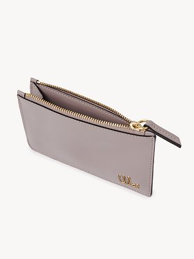 Small Chloé Iconic purse with card slots in shiny leather Shiny calfskin
Grizzled Purple Product detail