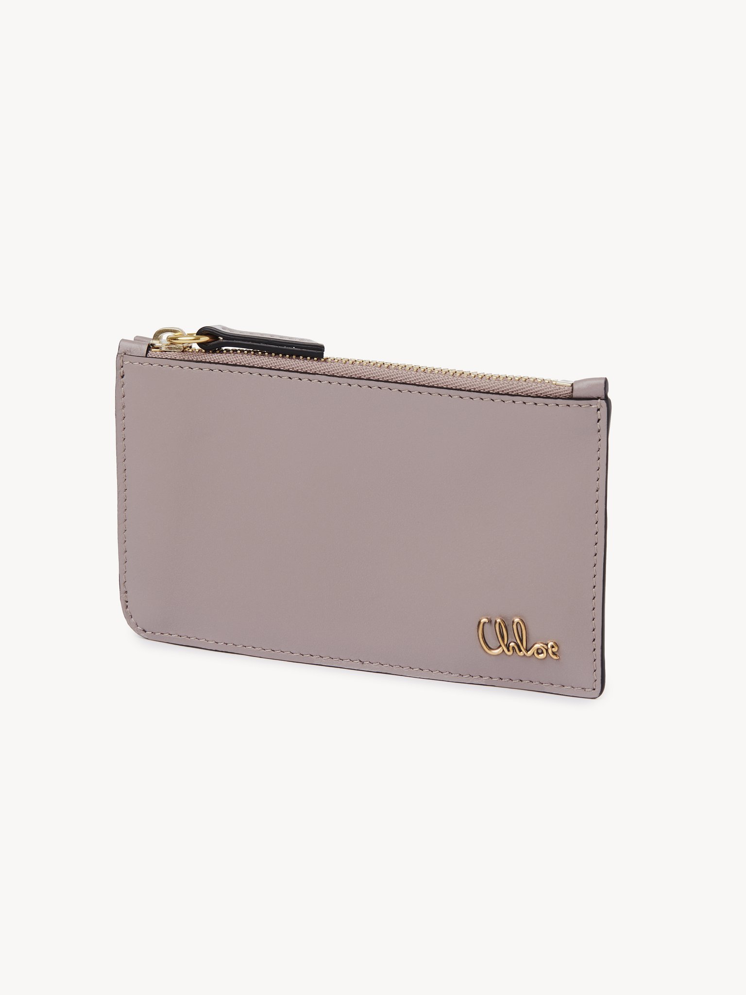 Small Chloé Iconic purse with card slots in shiny leather Shiny calfskin
Grizzled Purple Back view of the product