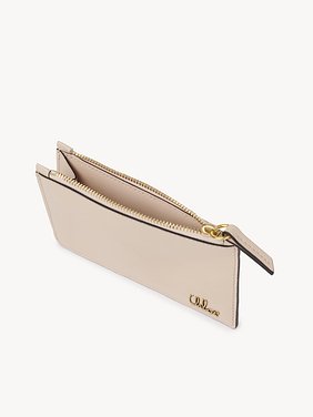 Small Chloé Iconic purse with card slots in shiny leather Shiny calfskin
Cement Pink Product detail