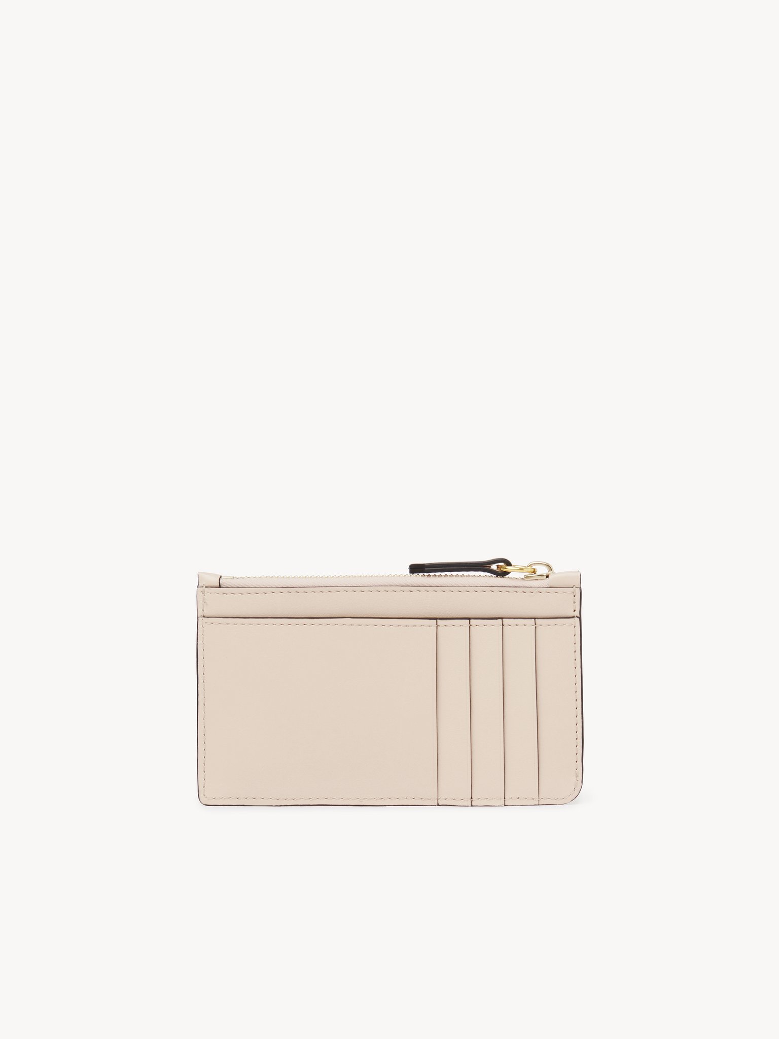 Small Chloé Iconic purse with card slots in shiny leather Shiny calfskin
Cement Pink Top view of the product