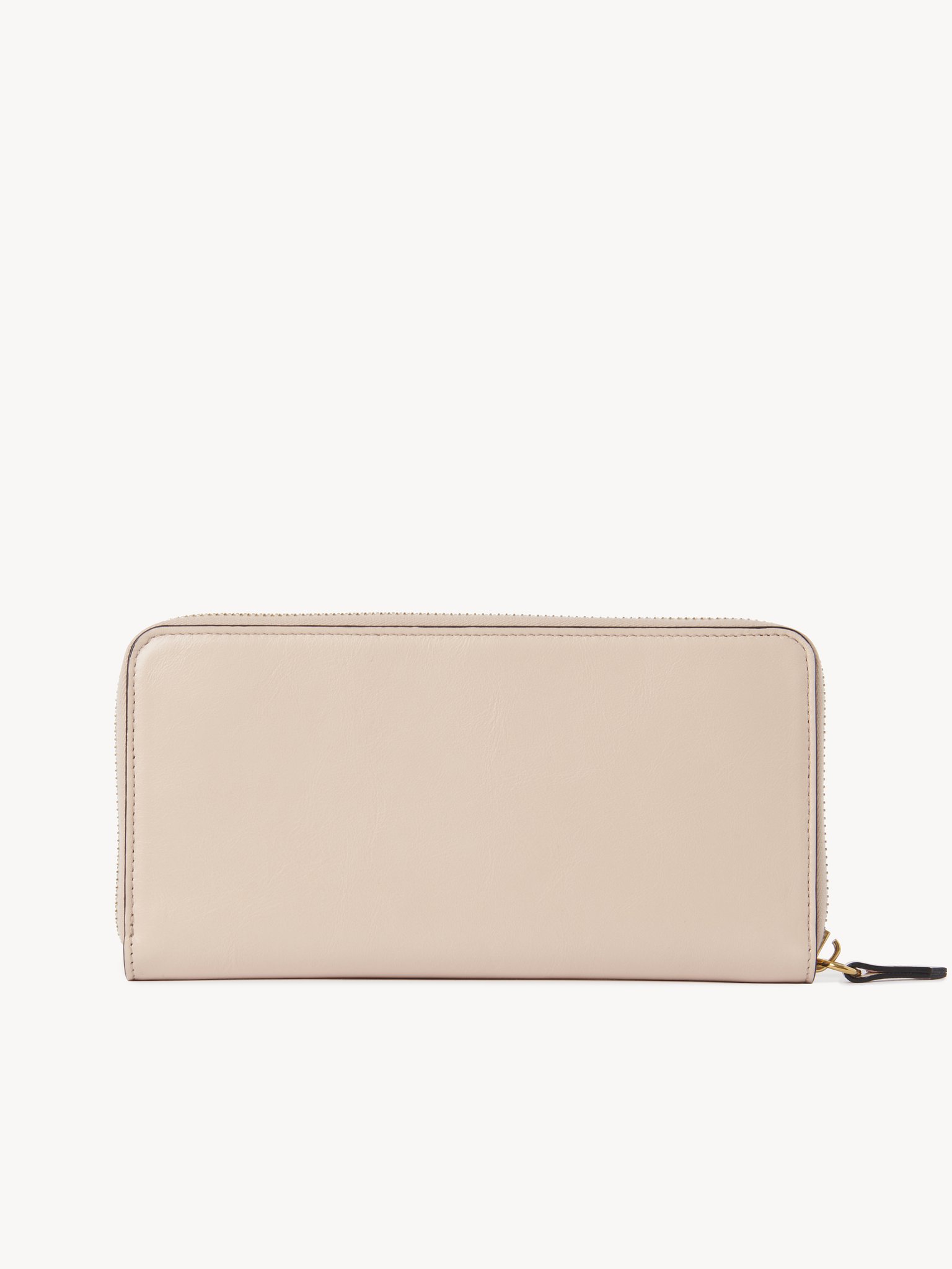 Chloé Iconic zipped long wallet in shiny leather Shiny calfskin
Cement Pink Top view of the product