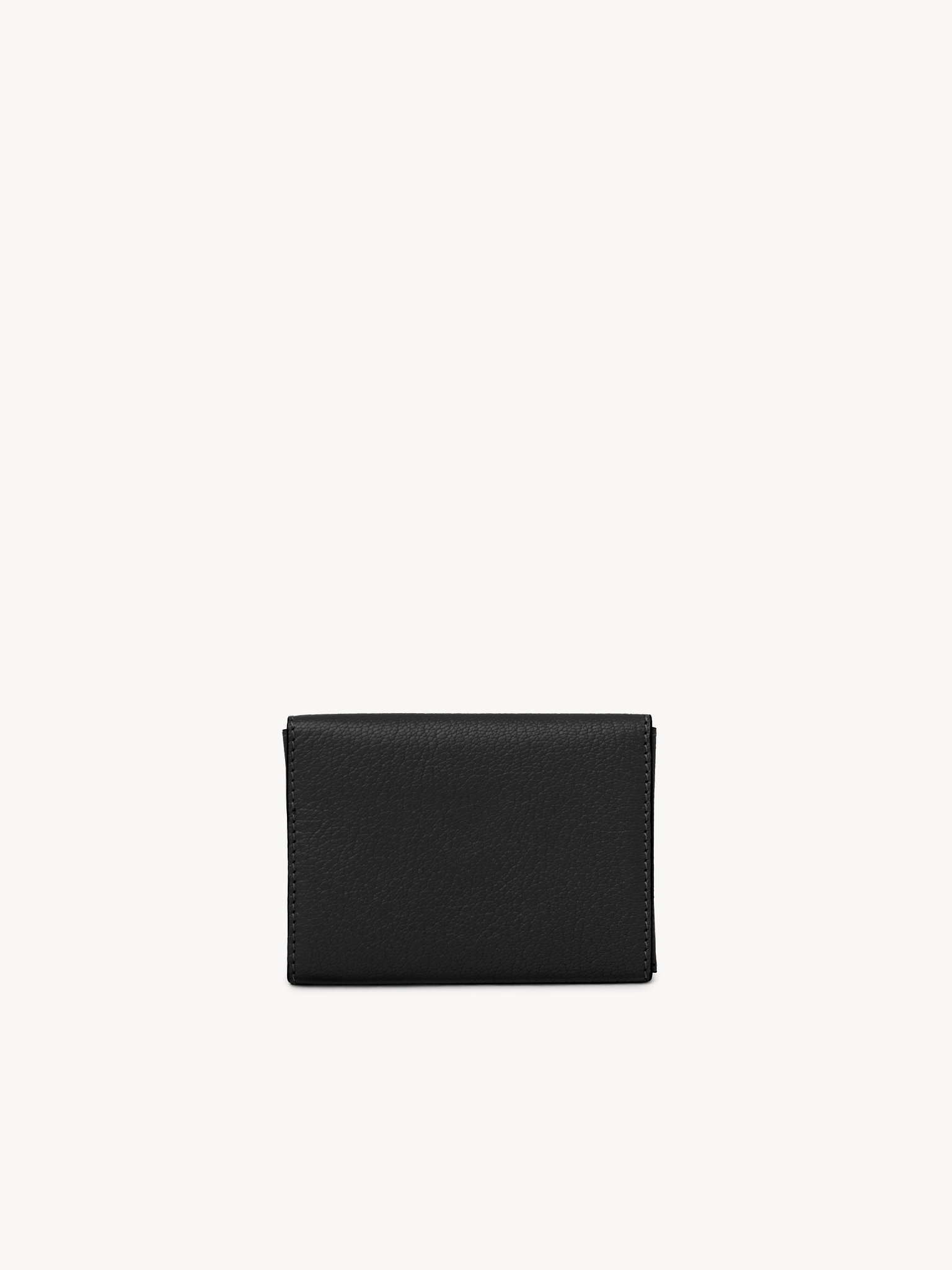 Envelope card holder in grained leather Grained goatskin
Black Top view of the product