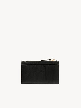 Small Envelope purse with card slots in grained leather Grained goatskin
Black Top view of the product