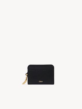 Banana card holder in grained leather Shiny grained calfskin
Black