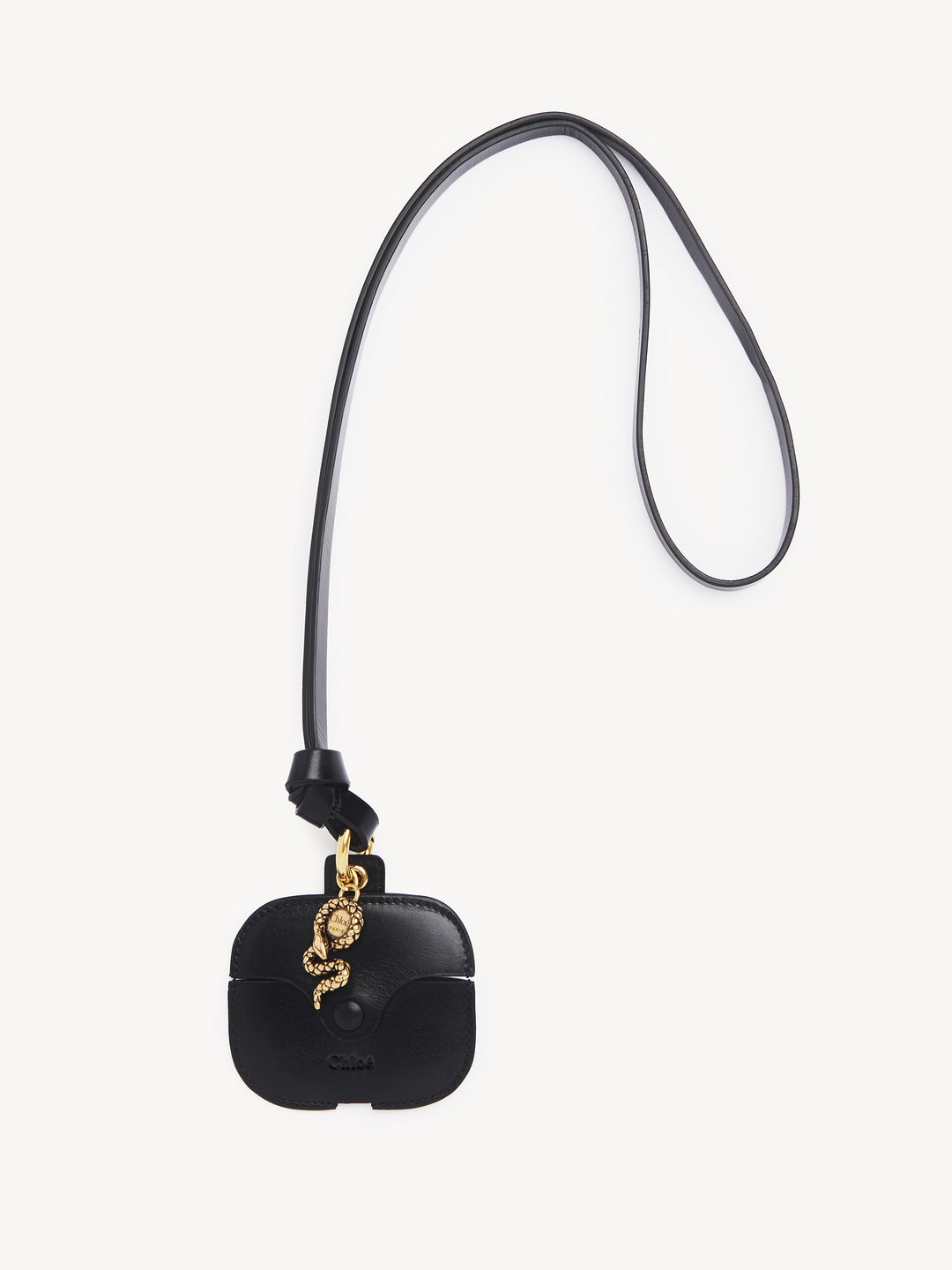 Chloé Chloé Symbols Snake Earpods Case In Grained Leather | Chloé AZ