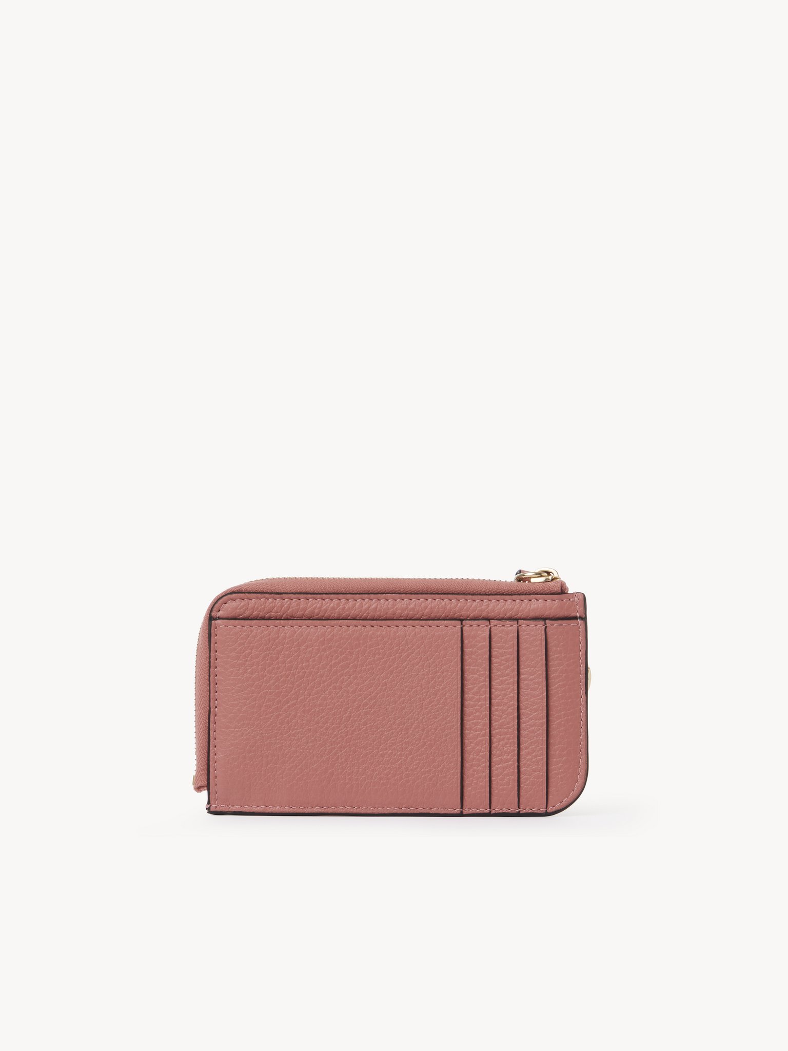 Alphabet purse in grained leather Grained & shiny calfskin
Pink - Grey 