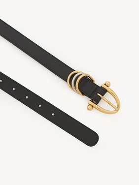 The Chloé Bracelet belt Soft calfskin & brass
Black Product detail