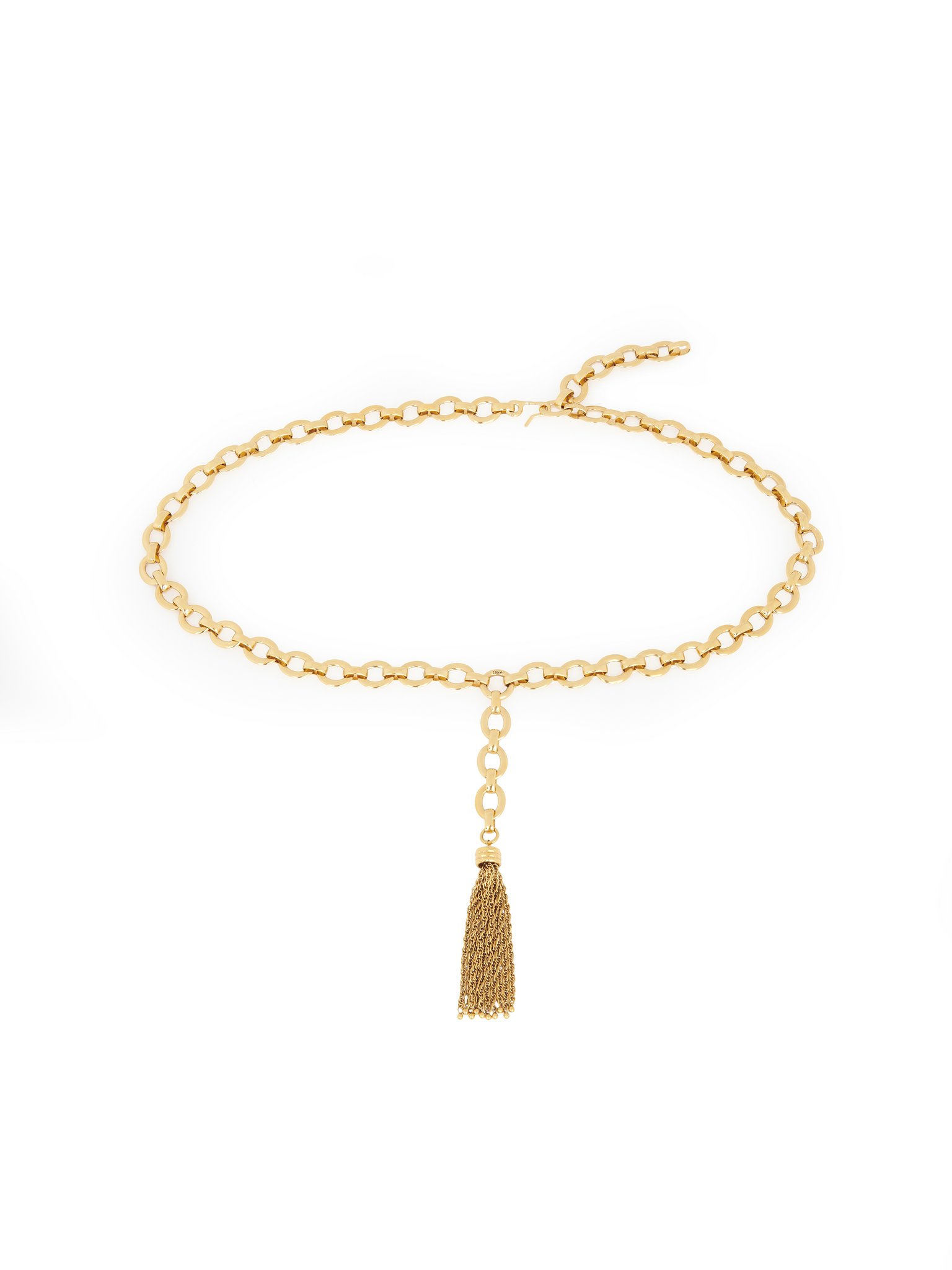 The Chloé Pompoms belt Brass
Vintage Gold Preview of the product in the shopping bag