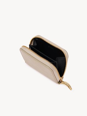 Banana zipped coin purse in grained leather Shiny grained calfskin
Boyish Brown Product detail