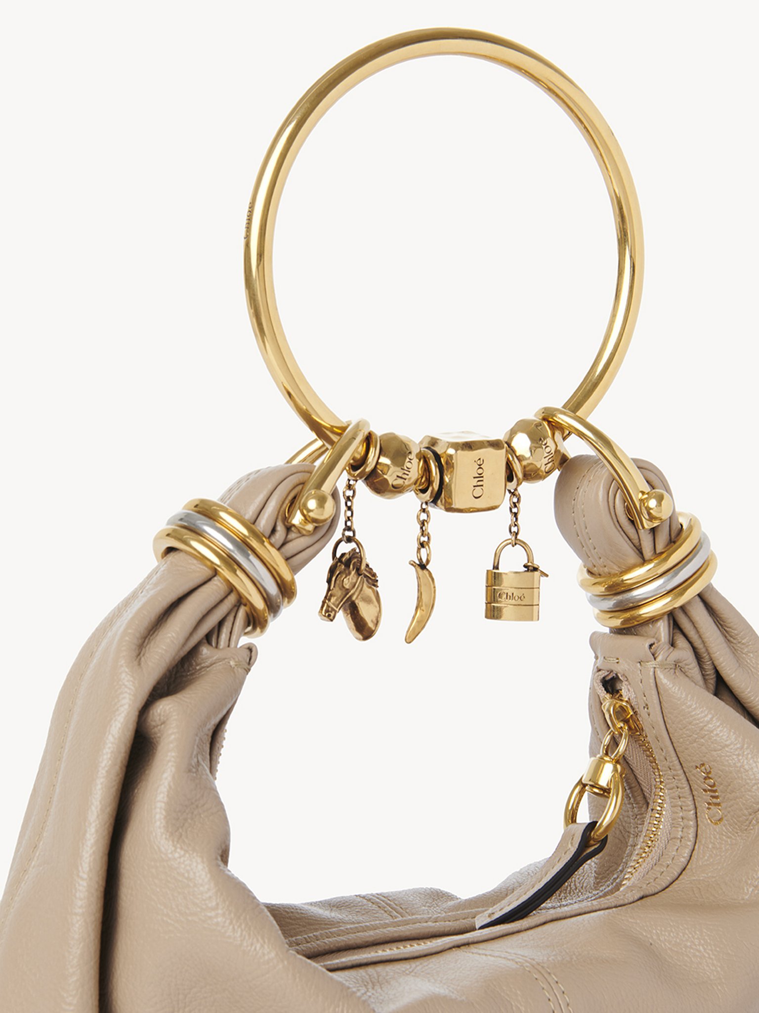 Chloé Sphere Mini Bracelet Dice Bracelet Charm In Brass | Chloé US