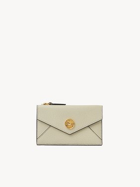 Small Envelope purse with card slots in grained leather Grained goatskin
Smoky Beige