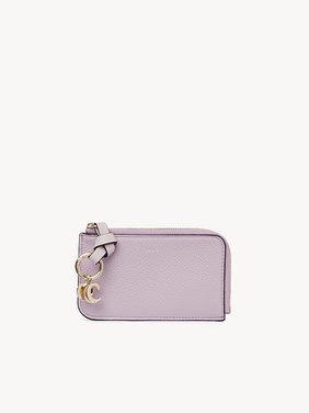 Alphabet purse in grained leather Grained & shiny calfskin
Lavender Frost