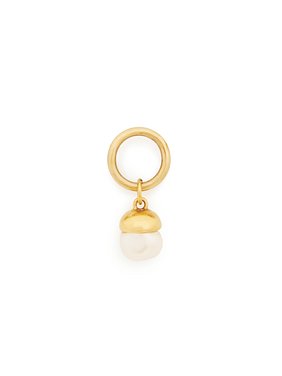 Alphabet pearl charm in pearl & brass Pearl & brass
Gold [*** acc_altImage_shotW ***]