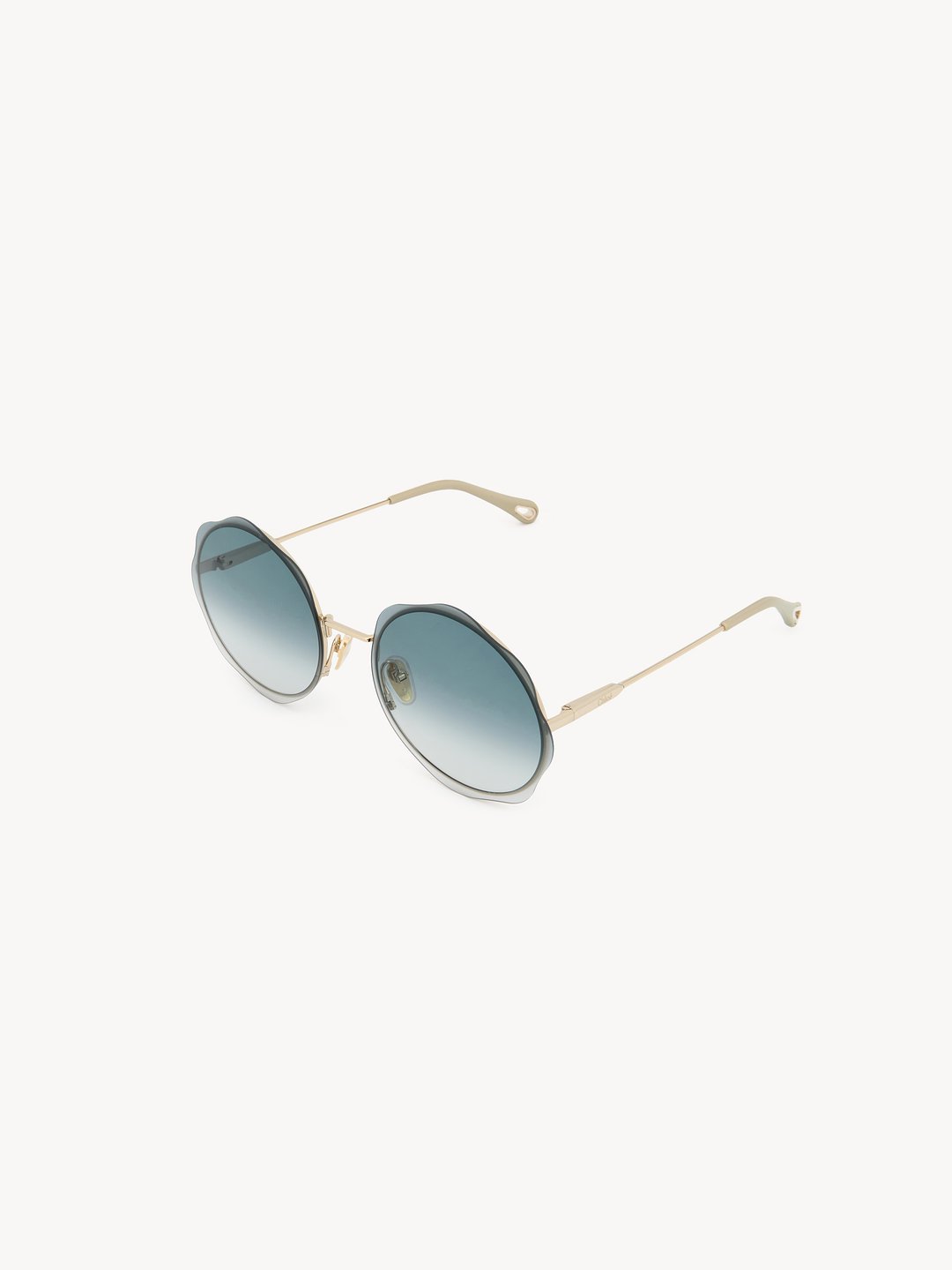 Teal and gold chloe sunglasses 2024