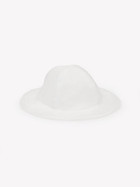 Scallop hat Organic cotton
Off White