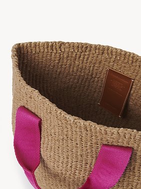 Basket bag Paper fiber
Pink Product detail