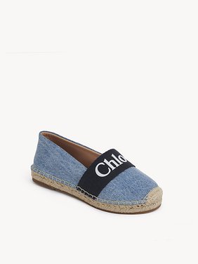 Woody flat espadrille Cotton denim
Denim Blue Back view of the product