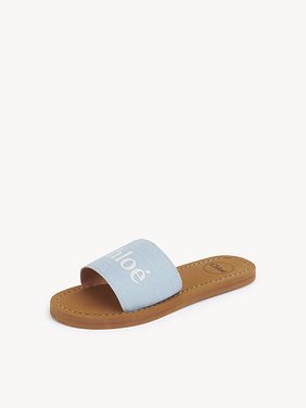 Chloé slides Cotton denim
Denim Blue Back view of the product