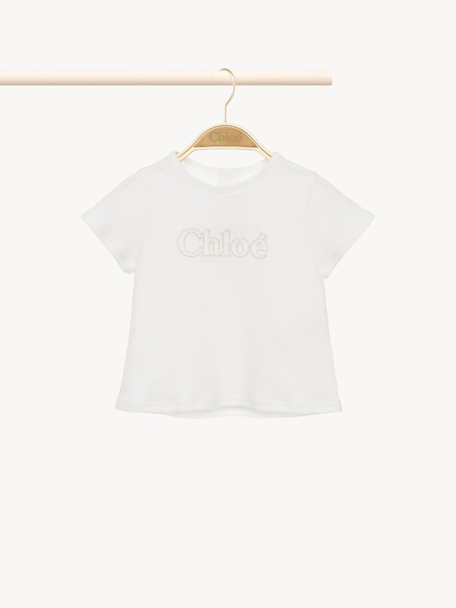 Chloé logo T-shirt Organic cotton
Off White