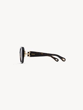 Marcie sunglasses Dark Havana lower-impact acetate & bio-based nylon 
Brown lenses Product detail