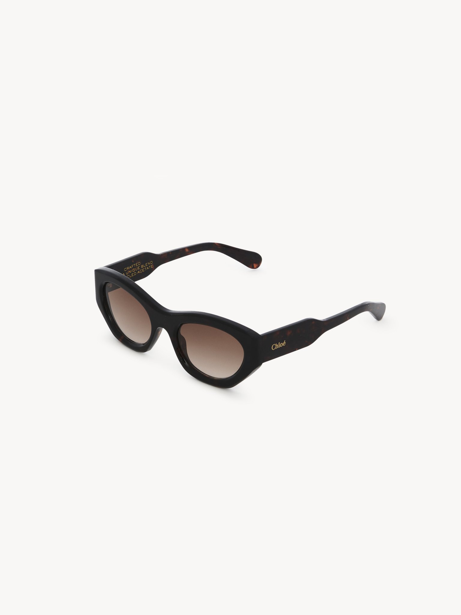 Gayia sunglasses Dark Havana recycled acetate & bio-based nylon
Double Gradient Dark Wine & Nut lenses