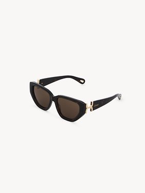 Marcie sunglasses Dark Havana lower-impact acetate & bio-based nylon
Brown lenses