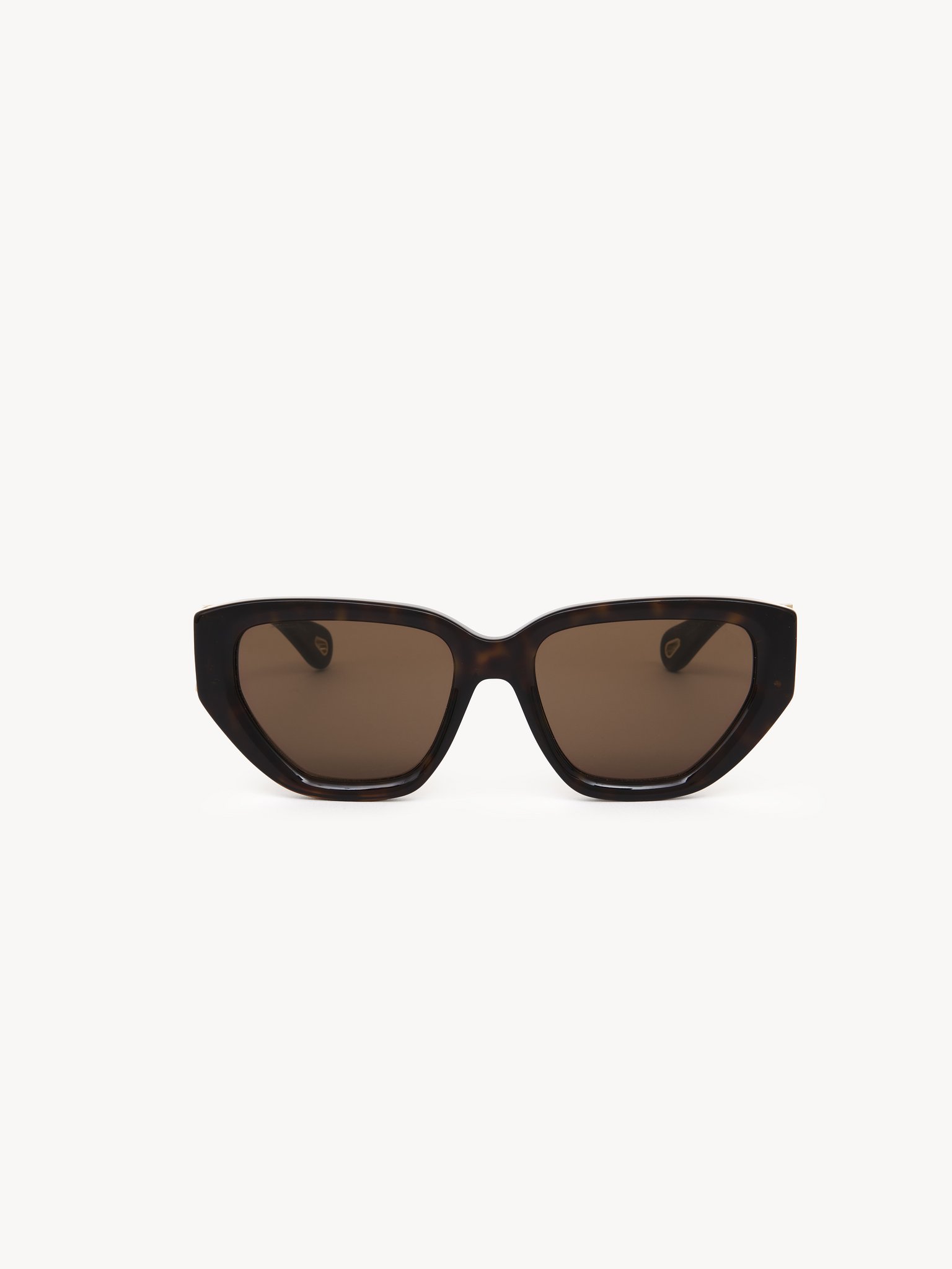 Marcie sunglasses Dark Havana lower-impact acetate & bio-based nylon
Brown lenses Back view of the product