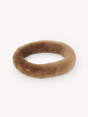 Shearling headband Shearling
Light Camel