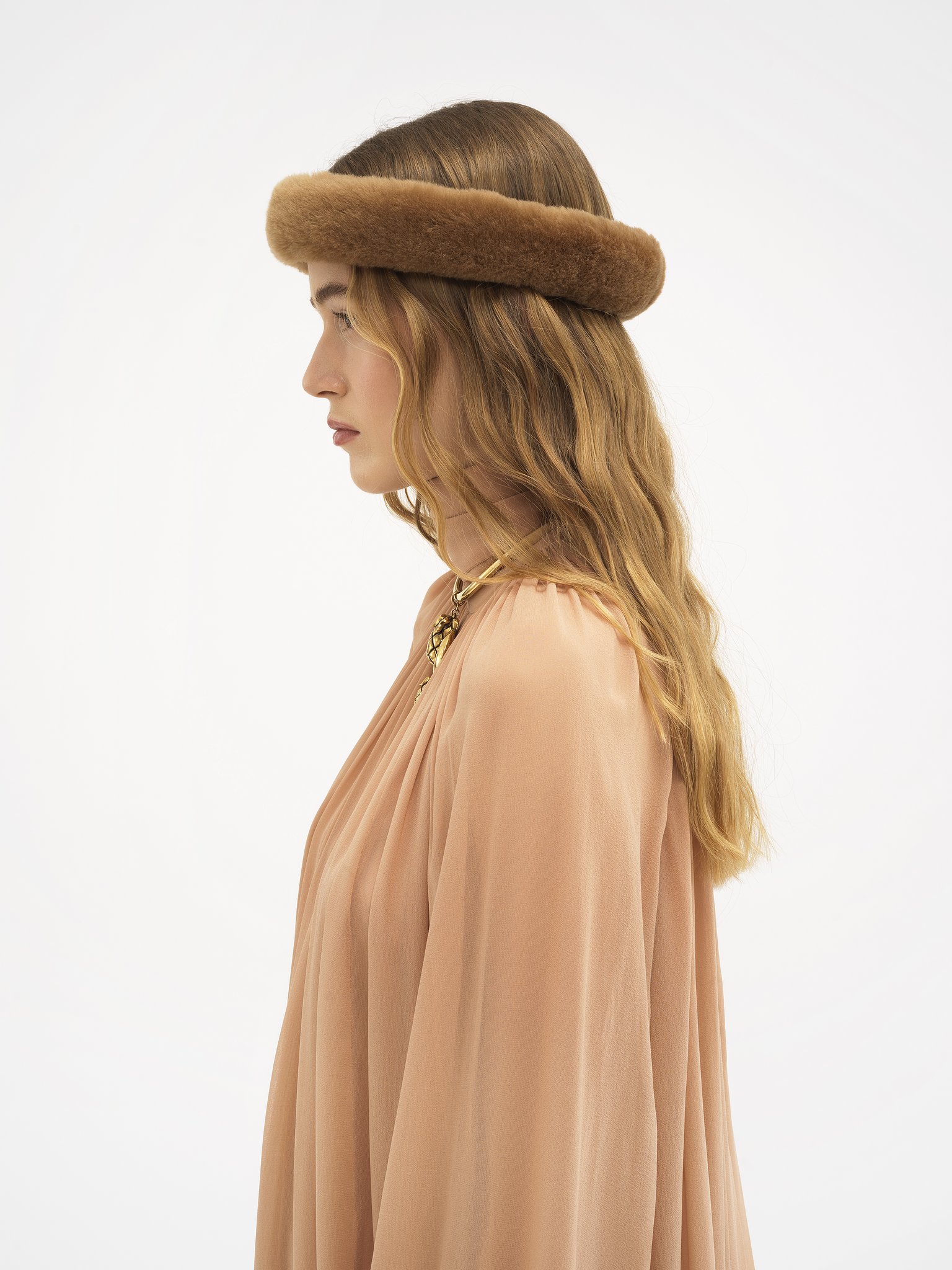 Shearling headband Shearling
Light Camel 