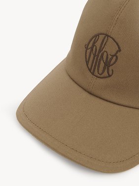 Swing cap in cotton gabardine Deadstock recycled cotton gabardine with Chloé embroidery
Soft Brown Product detail