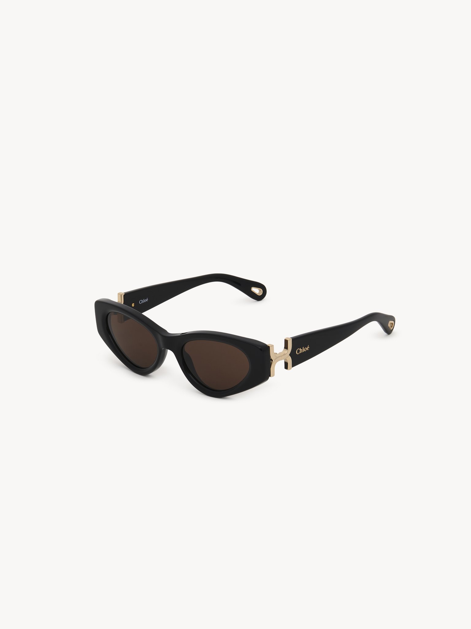 Marcie sunglasses Lower-impact acetate & bio-based nylon
Shiny black, solid brown lenses