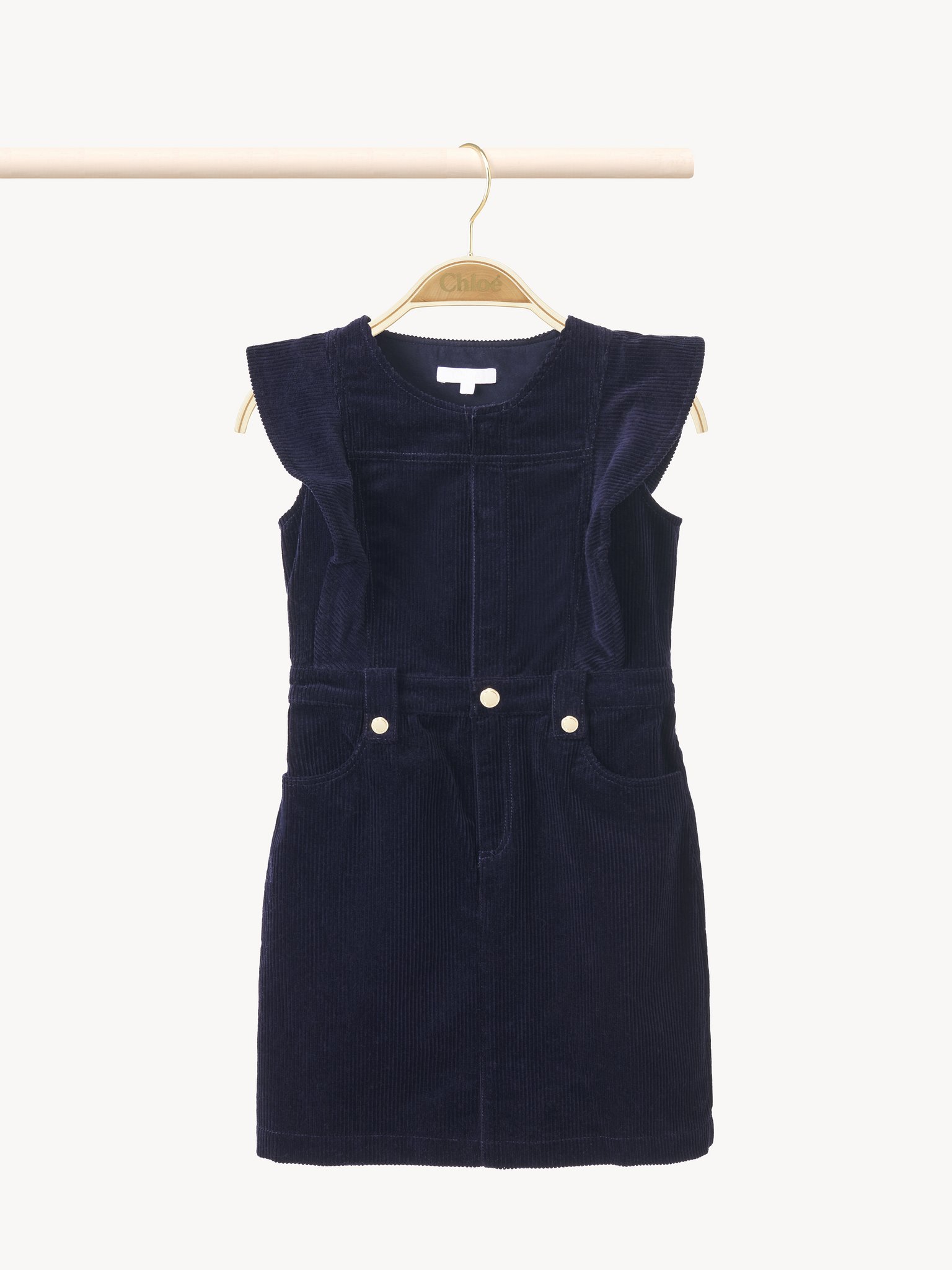 Sleeveless dress Organic cotton
Navy