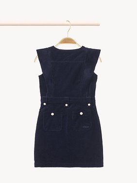 Sleeveless dress Organic cotton
Navy Back view of the product