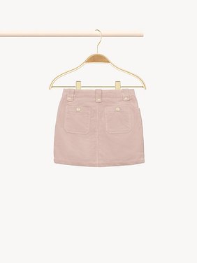 Mini skirt Organic cotton
Pale Pink Back view of the product