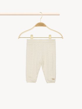 Baby leggings Organic cotton & wool
Ivory