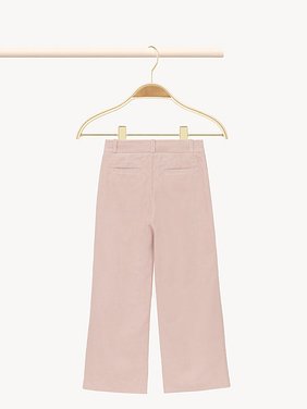 Straight pants Organic cotton
Pale Pink Back view of the product