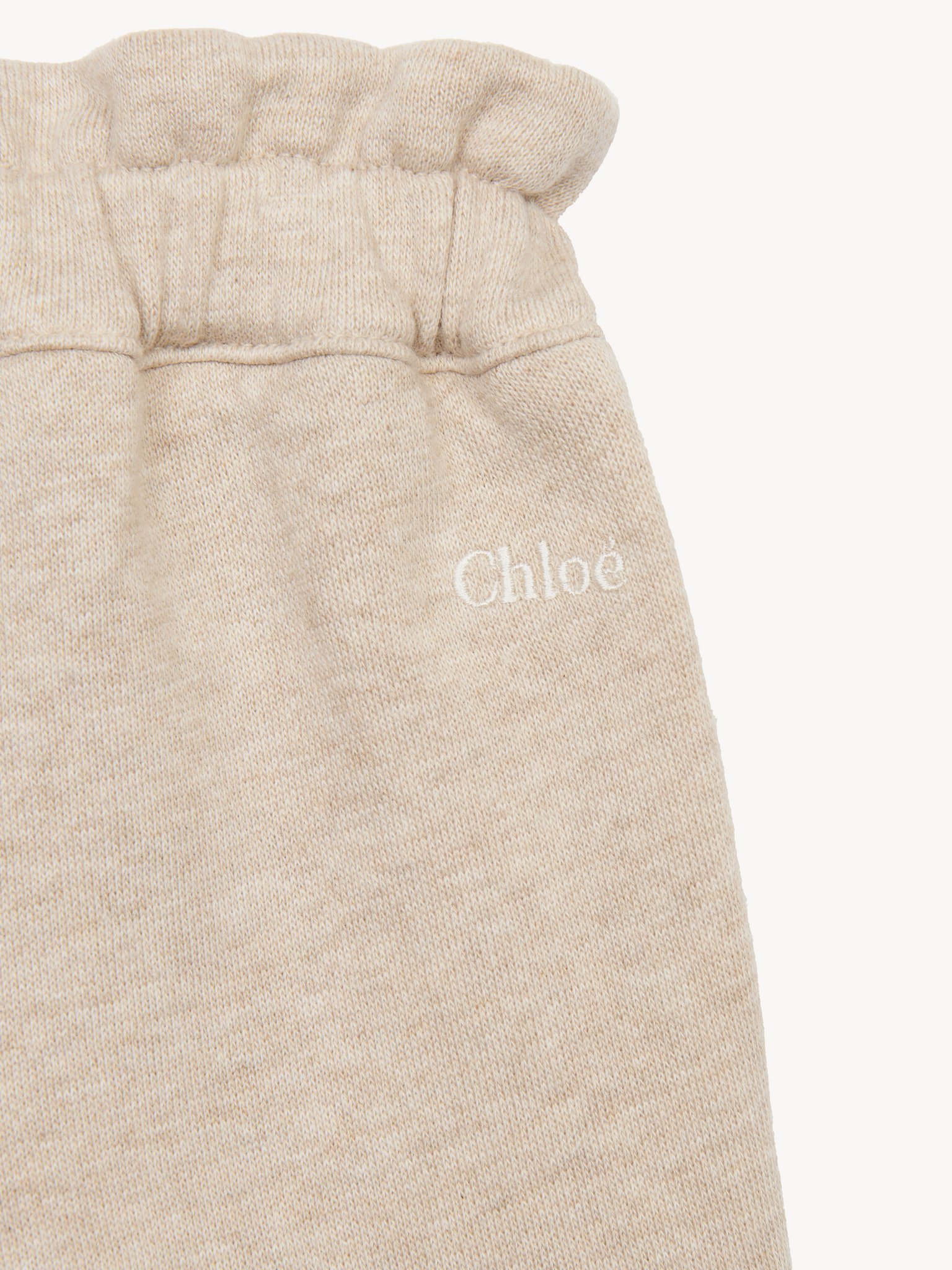 Drawstring baby pants Organic cotton fleece
Beige Marl Product detail