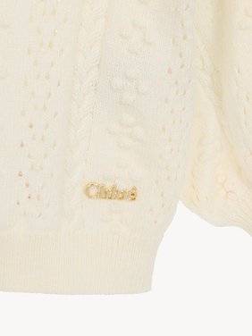 Knitted cardigan Organic cotton & wool
Ivory Product detail