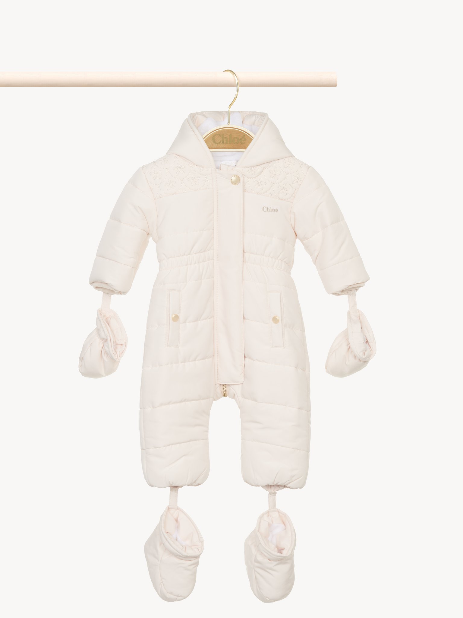 Baby snowsuit Recycled polyester
Washed Pink