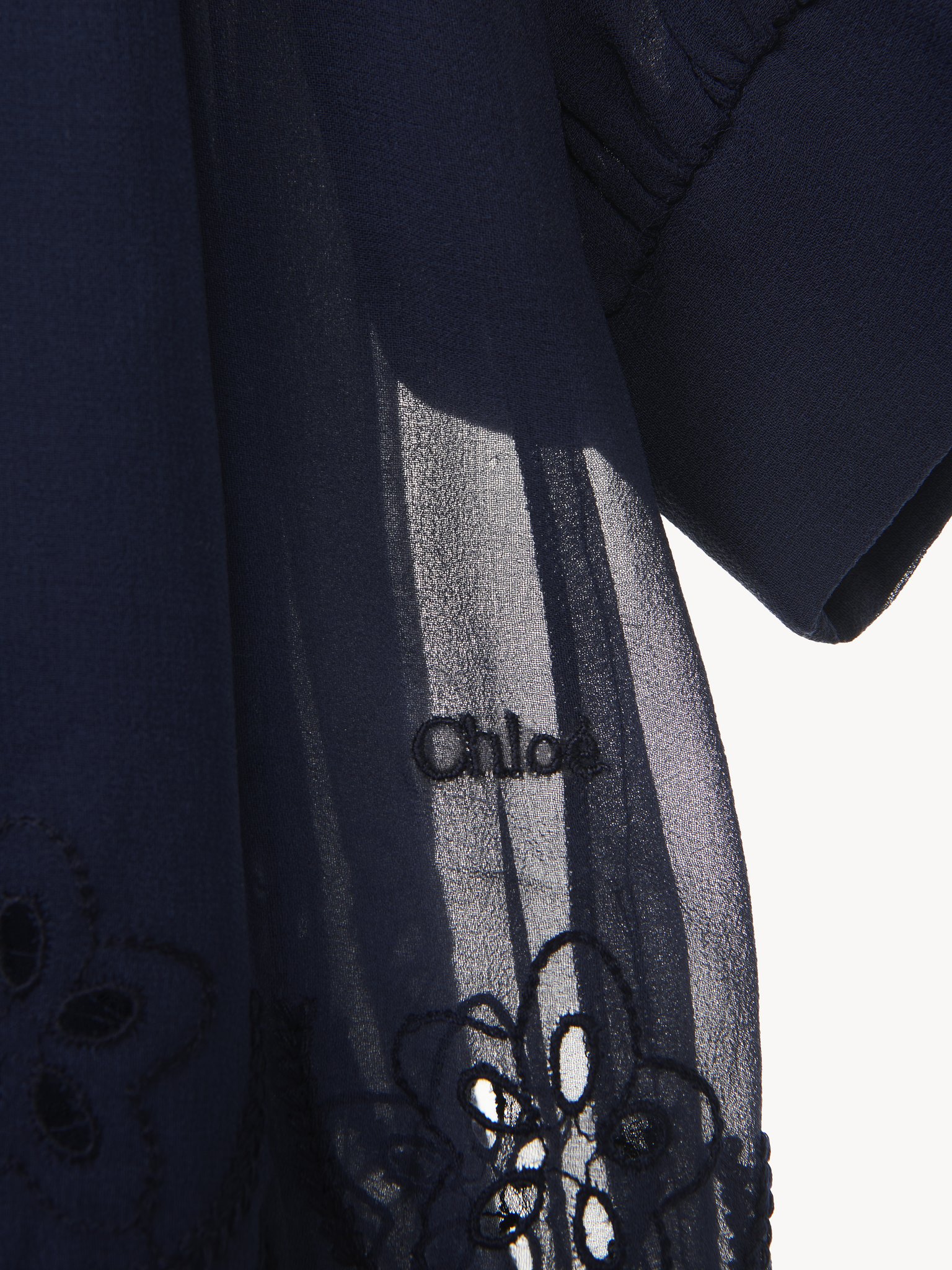 Ceremony dress Silk crêpe
Navy Product detail