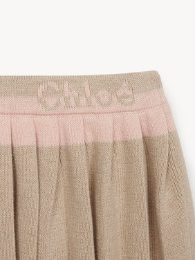 Pleated skirt Organic cotton & wool
Beige Marl Product detail