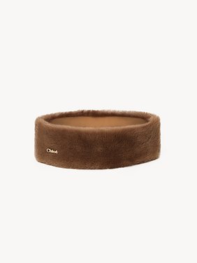 Shearling headband Shearling
Taupe Beige