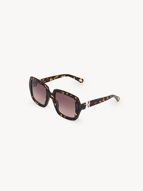 Marcie sunglasses Havana/Honey lower-impact acetate & bio-based nylon
Gradient burgundy & rose lenses