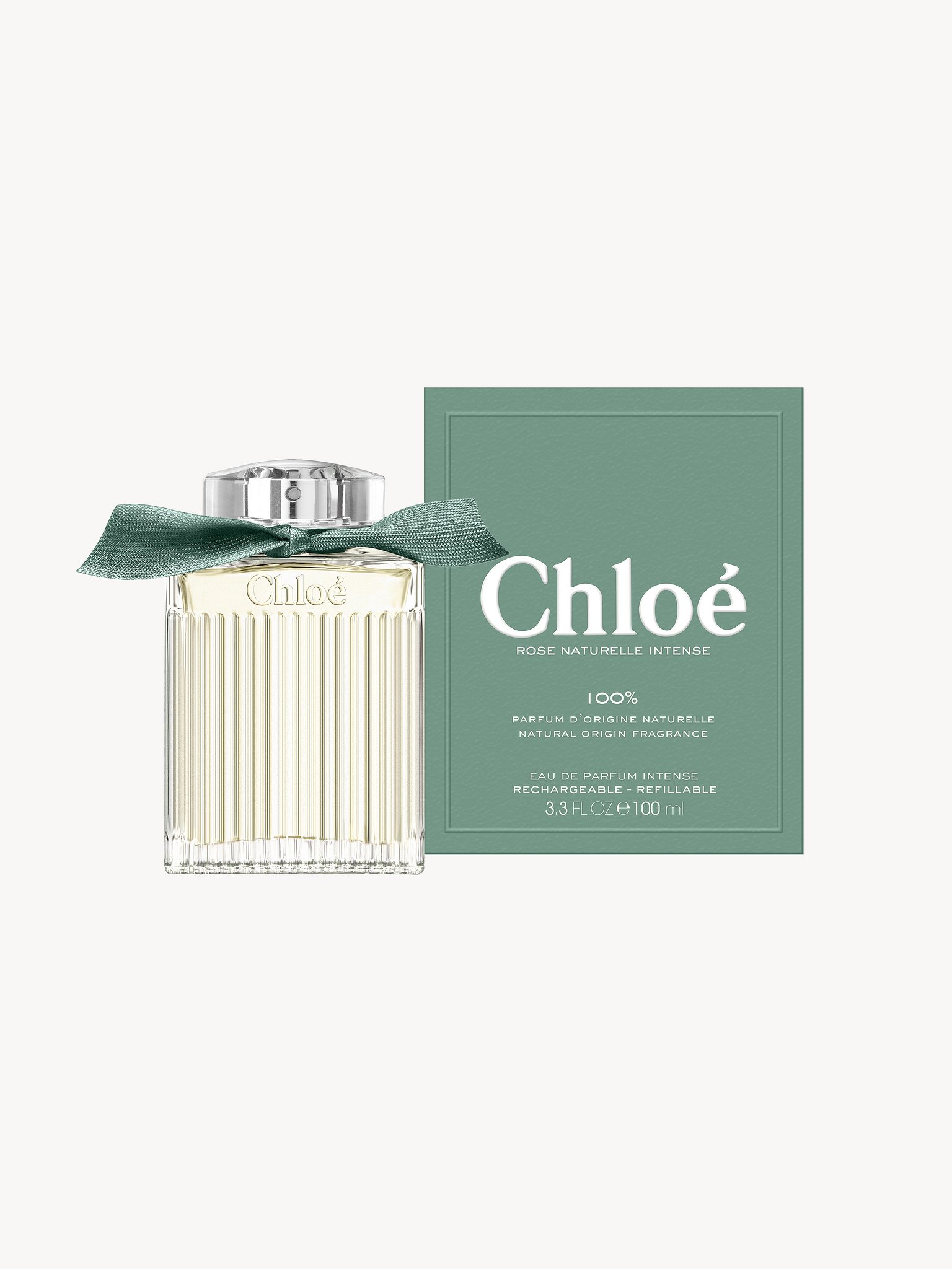 Chloé Rose Naturelle eau de parfum Intense  商品を後面からとった写真