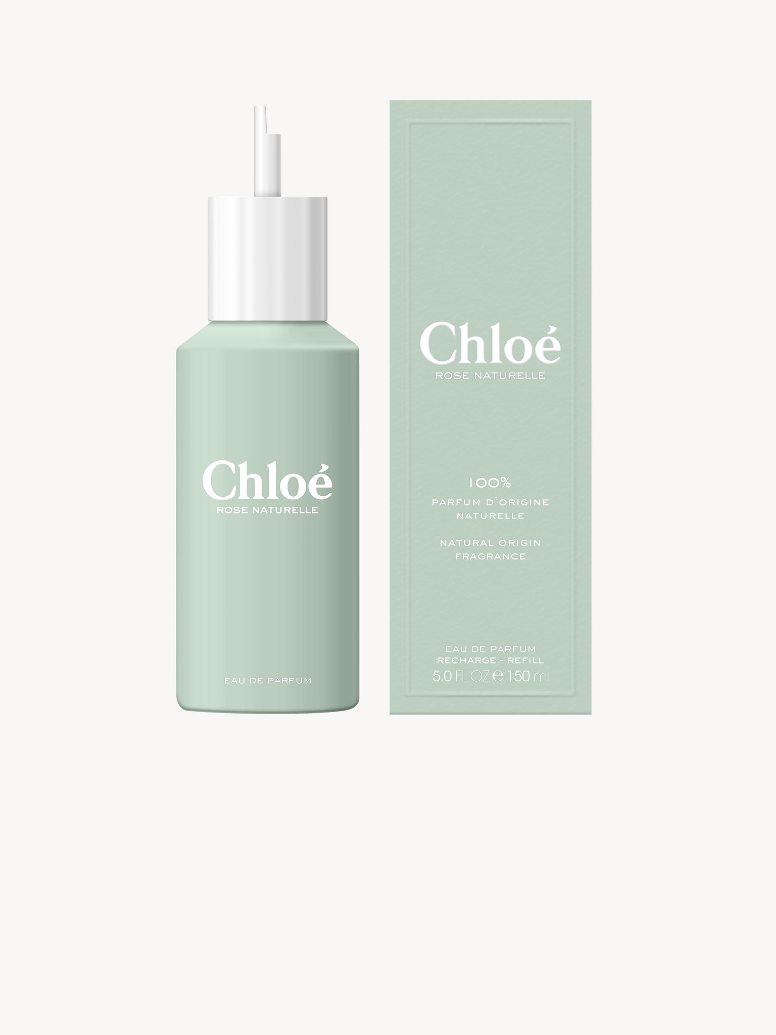 Chloé Rose Naturelle eau de parfum リフィル  商品を後面からとった写真