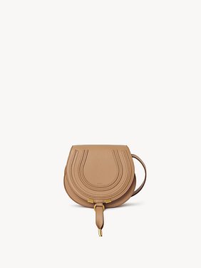 Small Marcie saddle bag in grained leather Grained calfskin
Light Tan